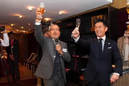 乾杯のご発声は谷口智治様