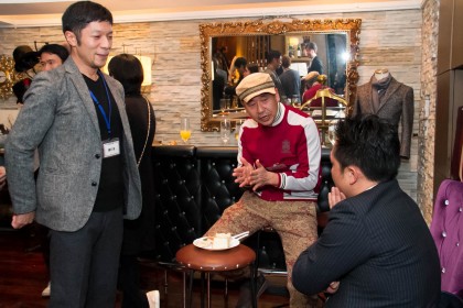 ご歓談の様子(藤川、永澤様、森様)